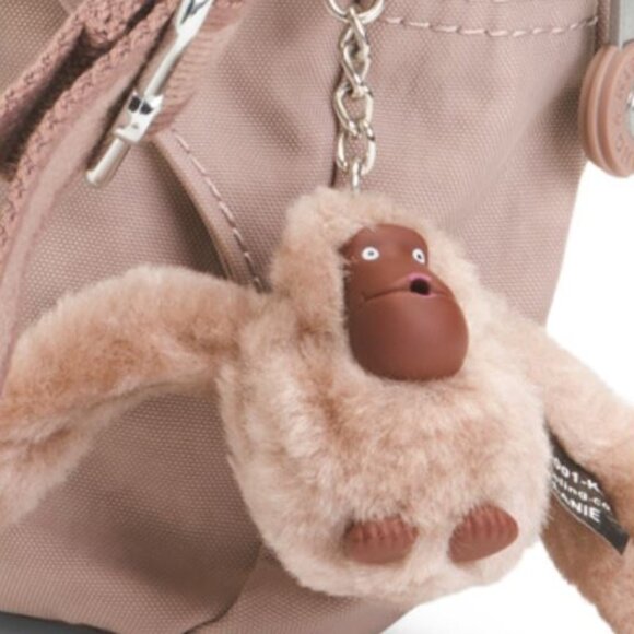 NWT KIPLING Dusty Taupe Nylon Huebi Crossbody - Picture 3 of 8